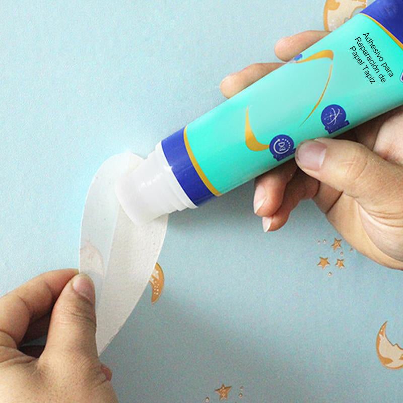 Adhesivo para Reparación de Papel Tapiz