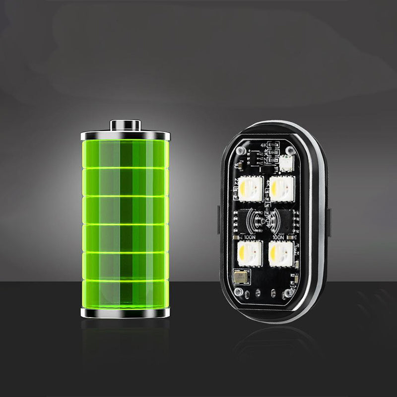 Luz LED de Advertencia Portátil para Auto con Control Remoto
