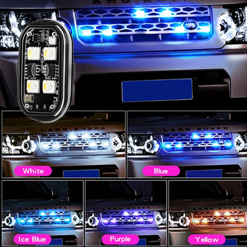 Luz LED de Advertencia Portátil para Auto con Control Remoto