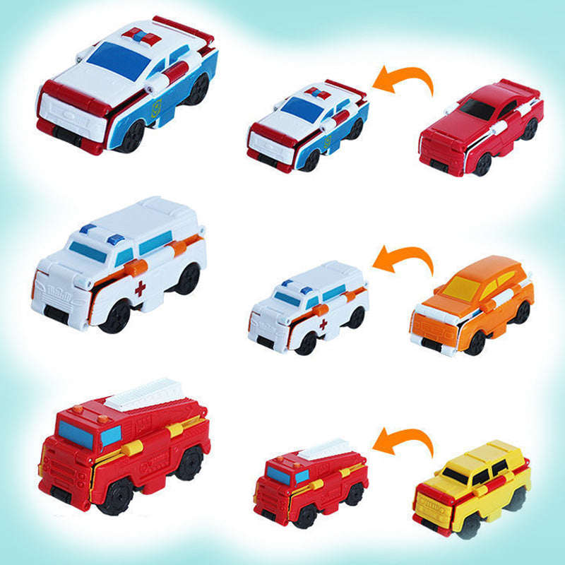 Set de 3 Coches de Juguete Reversibles