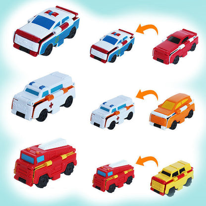Set de 3 Coches de Juguete Reversibles