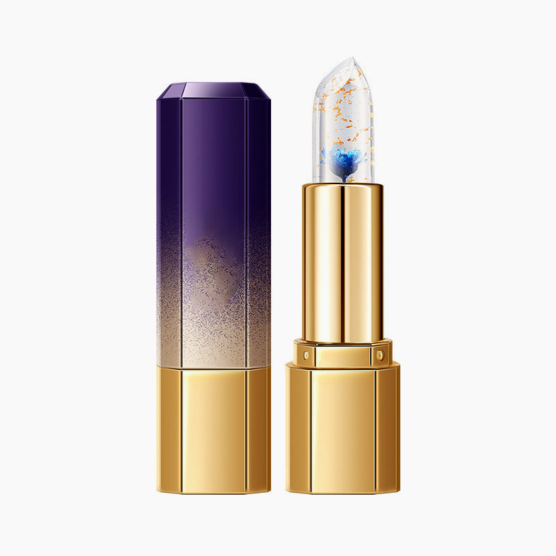 Labial Floral de Gel Hidratante y Duradero que Cambia de Color con la Temperatura