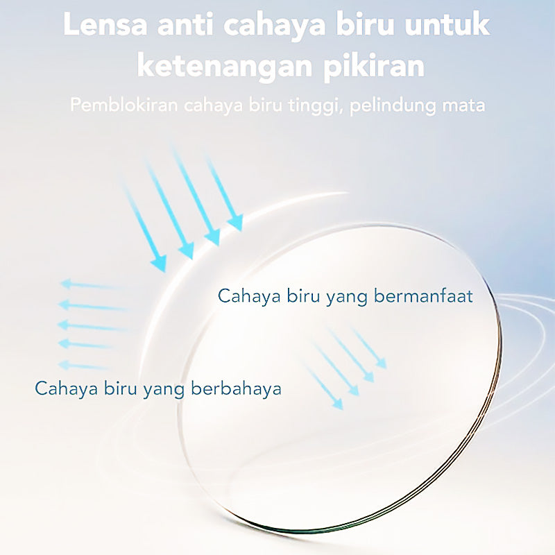 Gafas de Media Montura con Filtro de Luz Azul
