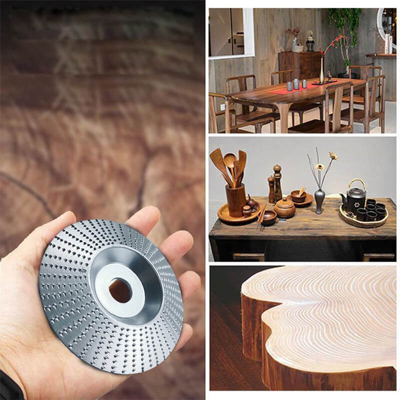 Muela amoladora angular para madera