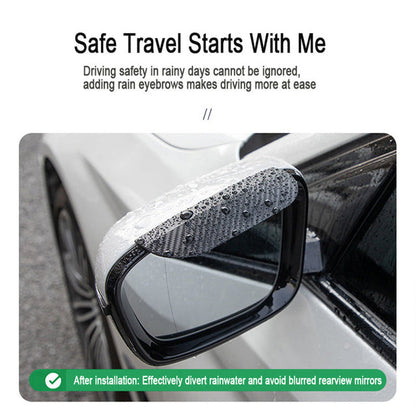 🚗 ¡COMPRA 1 LLEVA 2! ✨ Visera para Lluvia de Fibra de Carbono - Diseño Ultraligero y Resistente con Soporte Universal para Autos/Motos 🌧️🔧