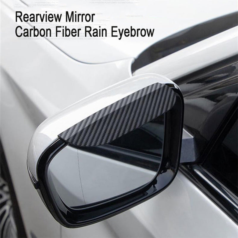 🚗 ¡COMPRA 1 LLEVA 2! ✨ Visera para Lluvia de Fibra de Carbono - Diseño Ultraligero y Resistente con Soporte Universal para Autos/Motos 🌧️🔧