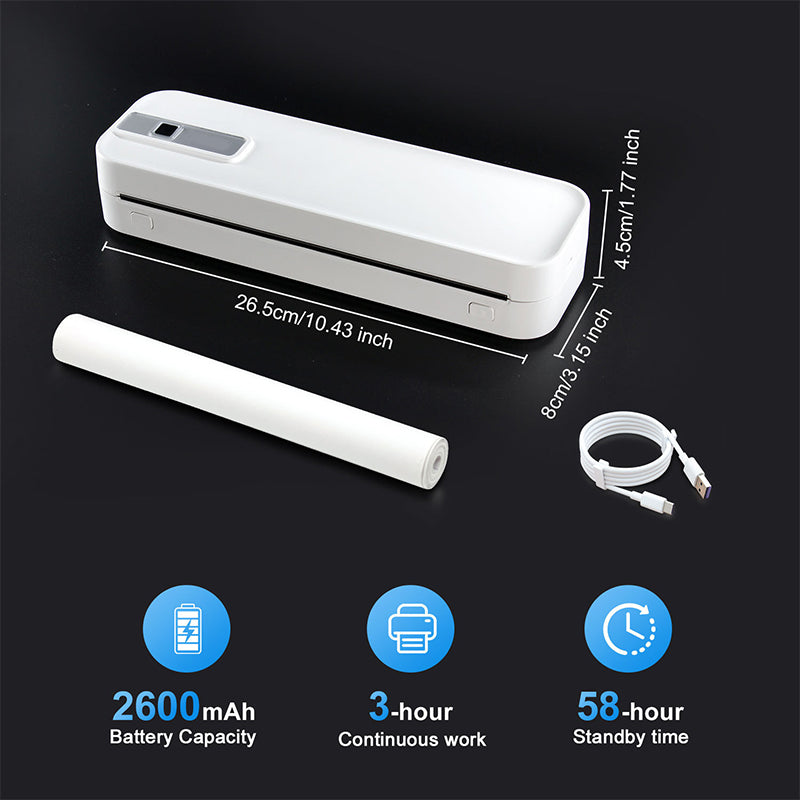 Impresora térmica Bluetooth portátil