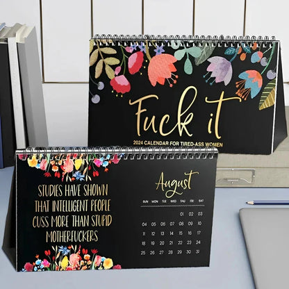 📅2024 nuevo Calendario para Mujeres Cansadas