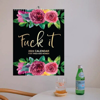 📅2024 nuevo Calendario para Mujeres Cansadas