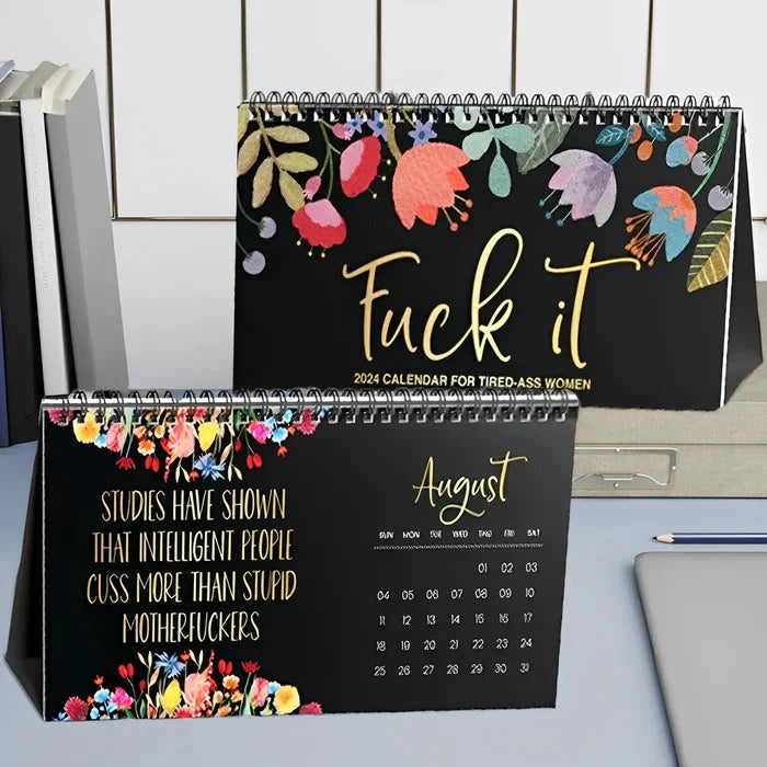 📅2024 nuevo Calendario para Mujeres Cansadas