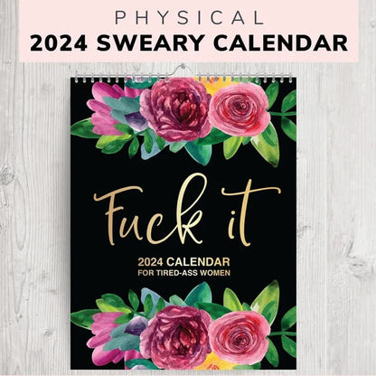 📅2024 nuevo Calendario para Mujeres Cansadas