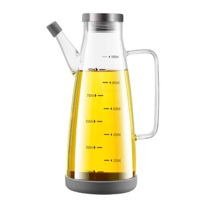 Botella dispensadora de aceite con boquilla antigoteo