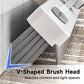 Cepillo de Grietas Multifuncional en Forma de V para Limpieza