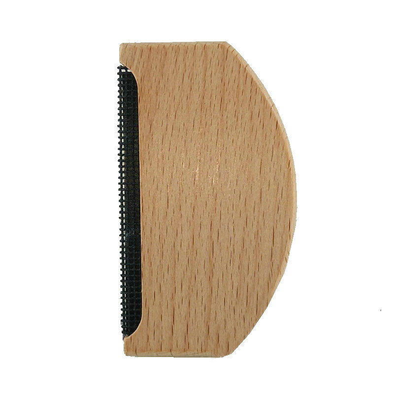 Afeitadora manual de madera para ropa