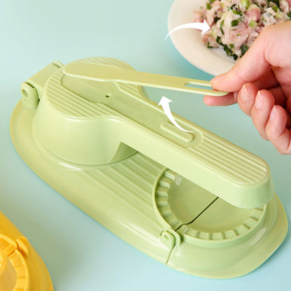 Máquina 2 en 1 para hacer dumplings – Prensa de masa y molde para rellenar
