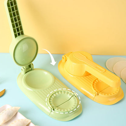 Máquina 2 en 1 para hacer dumplings – Prensa de masa y molde para rellenar