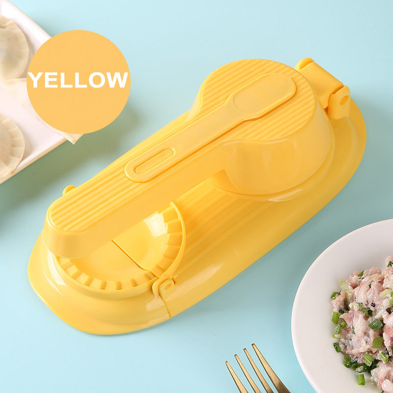 Máquina 2 en 1 para hacer dumplings – Prensa de masa y molde para rellenar