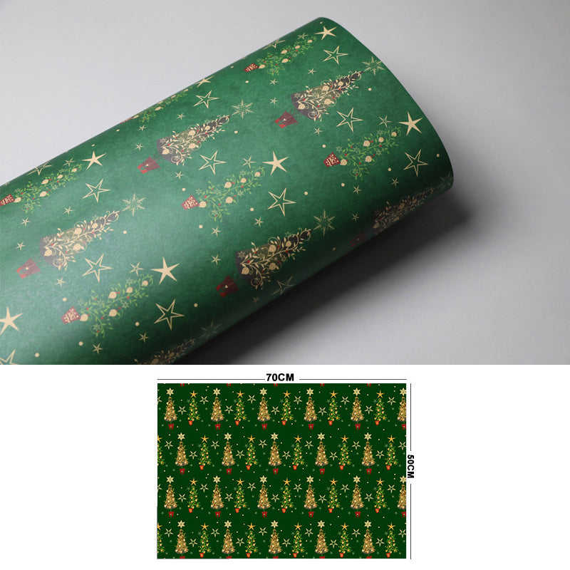Vintage Christmas Kraft Paper for Gifts & Crafts