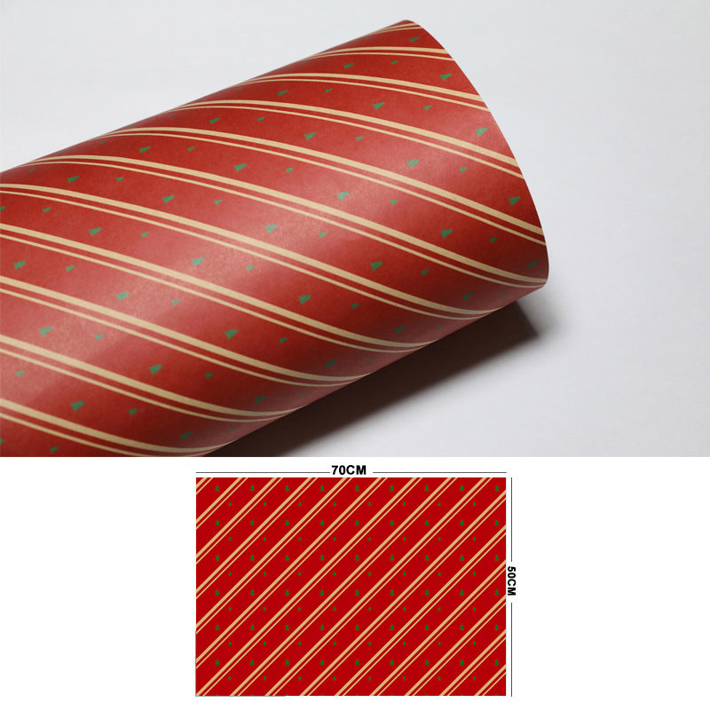 Vintage Christmas Kraft Paper for Gifts & Crafts