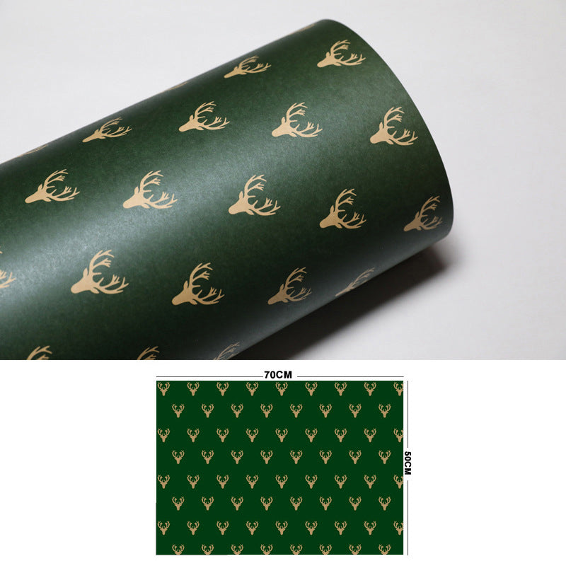 Vintage Christmas Kraft Paper for Gifts & Crafts