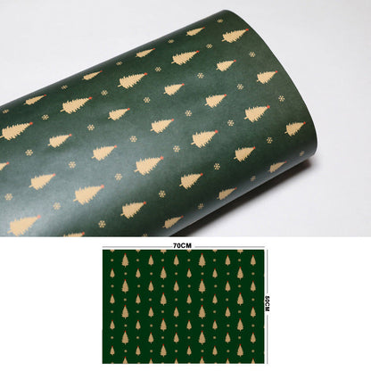 Vintage Christmas Kraft Paper for Gifts & Crafts
