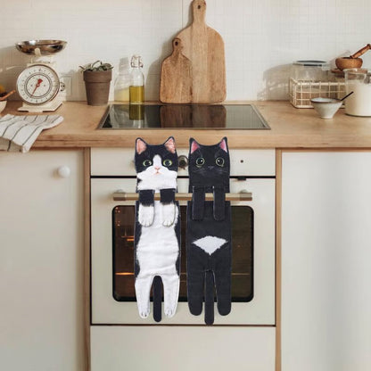 ⏳50 % de descuento por tiempo limitado⏰Toalla de mano con gatos adorables😺🐾