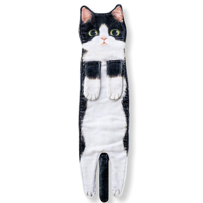 ⏳50 % de descuento por tiempo limitado⏰Toalla de mano con gatos adorables😺🐾