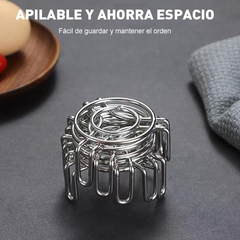 Mini Rejilla Vaporera Compacta de Acero Inoxidable