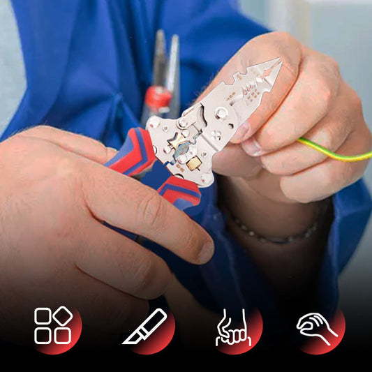 Alicates Eléctricos Plegables Multifuncionales con Función de Medición Eléctrica