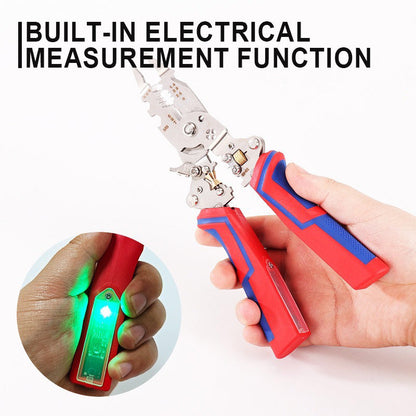 Alicates Eléctricos Plegables Multifuncionales con Función de Medición Eléctrica