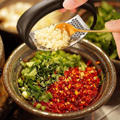 Prensa de Ajo de Acero Inoxidable