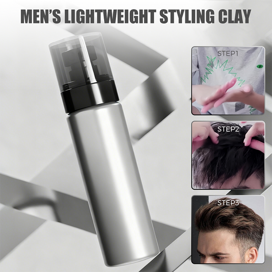 Arcilla Ligera de Peinado para Hombre - Fijación Flexible y Acabado Mate