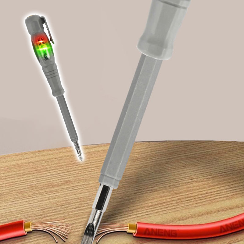 Desarmador Probador de Voltaje 2 en 1 con Indicador de Luz