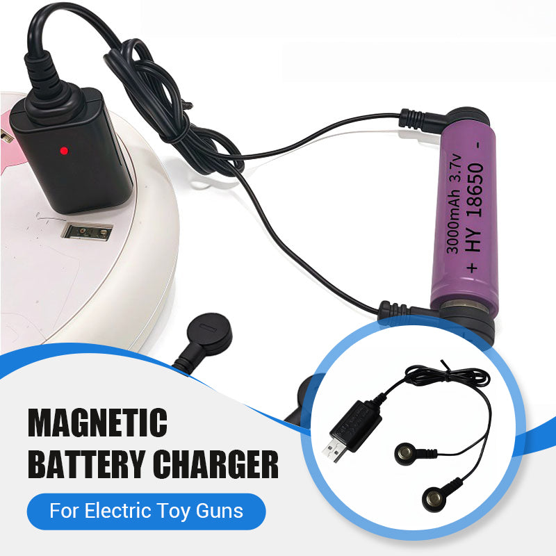 Caricabatterie magnetico per pistole giocattolo elettriche