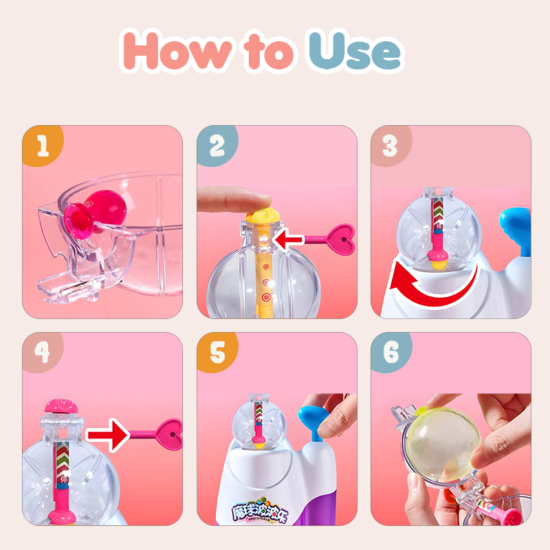Kit de pompas de jabón con bomba para niños