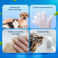 Guantes desodorizantes para la limpieza de mascotas sin enjuague