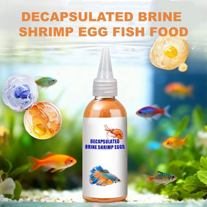 Alimento para peces a base de huevos de artemia descapsulados
