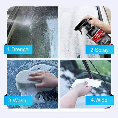 Nano Spray Limpiador para Película de Aceite para Auto