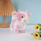 Vaca de peluche eléctrica realista con sonido