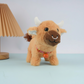 Vaca de peluche eléctrica realista con sonido