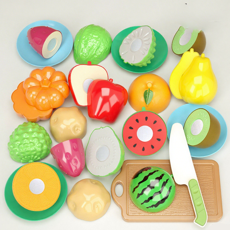 Juguetes de comida de juguete para simular cortar para niños