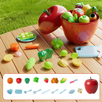 Juguetes de comida de juguete para simular cortar para niños