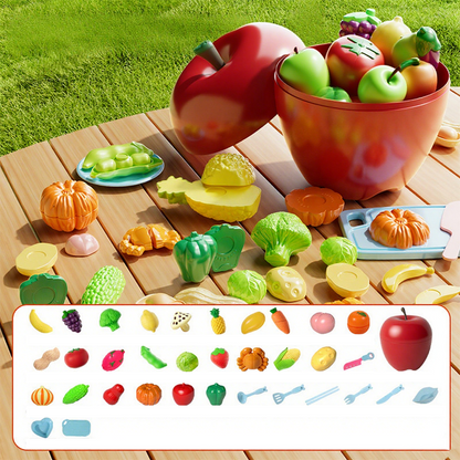 Juguetes de comida de juguete para simular cortar para niños