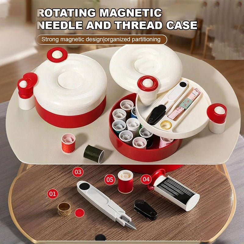 Kit de costura magnético giratorio