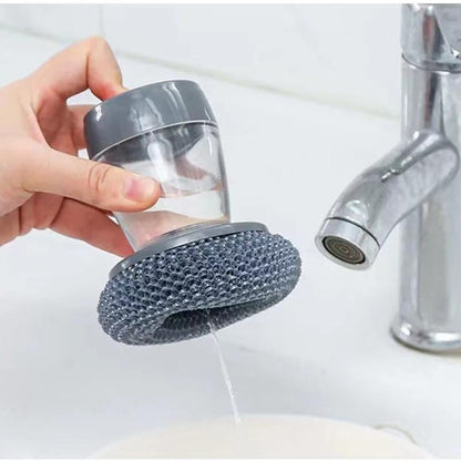 🎁Oferta especial 49 % de descuento⏳Dispensador de jabón para cocina con cepillo de mano