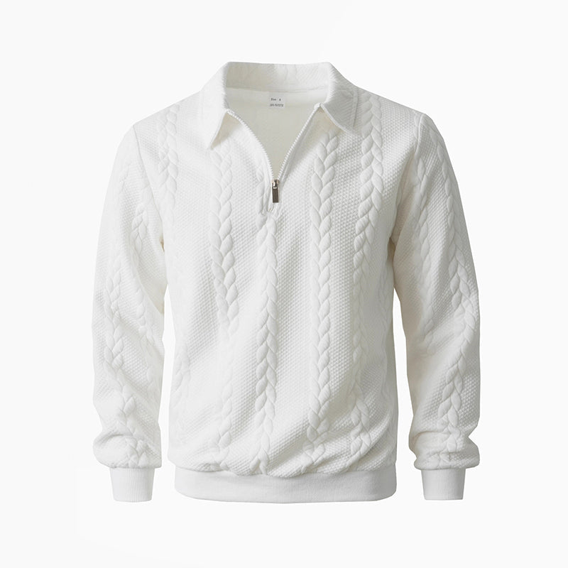 🔥 ¡Oferta de Novedades! 55%  👕 Suéter de punto para todas las estaciones con cuello con cremallera para hombre