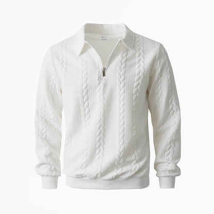 🔥 ¡Oferta de Novedades! 55%  👕 Suéter de punto para todas las estaciones con cuello con cremallera para hombre