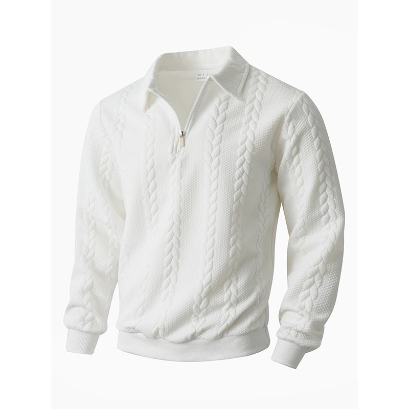 🔥 ¡Oferta de Novedades! 55%  👕 Suéter de punto para todas las estaciones con cuello con cremallera para hombre
