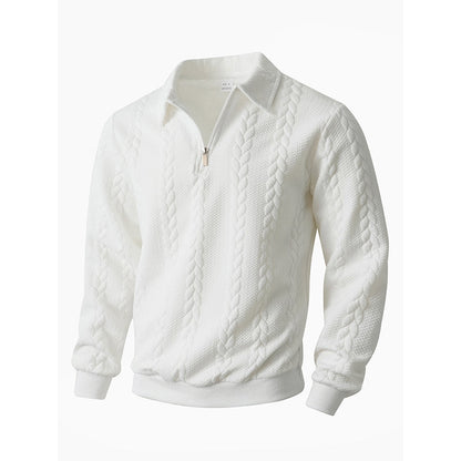 🔥 ¡Oferta de Novedades! 55%  👕 Suéter de punto para todas las estaciones con cuello con cremallera para hombre