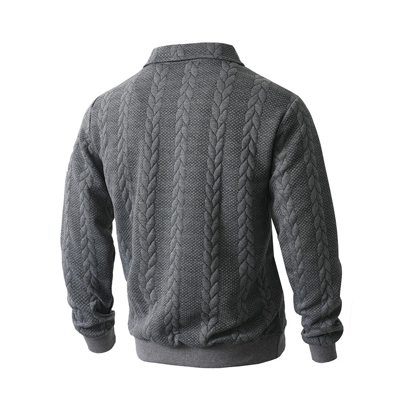 🔥 ¡Oferta de Novedades! 55%  👕 Suéter de punto para todas las estaciones con cuello con cremallera para hombre